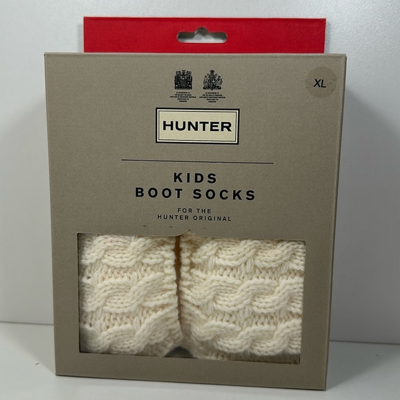 Kids Hunter Boot Socks sz XL white Hunter Boot Socks - Picture 1 of 7